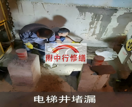 石家庄星雨华府电梯井堵漏案例